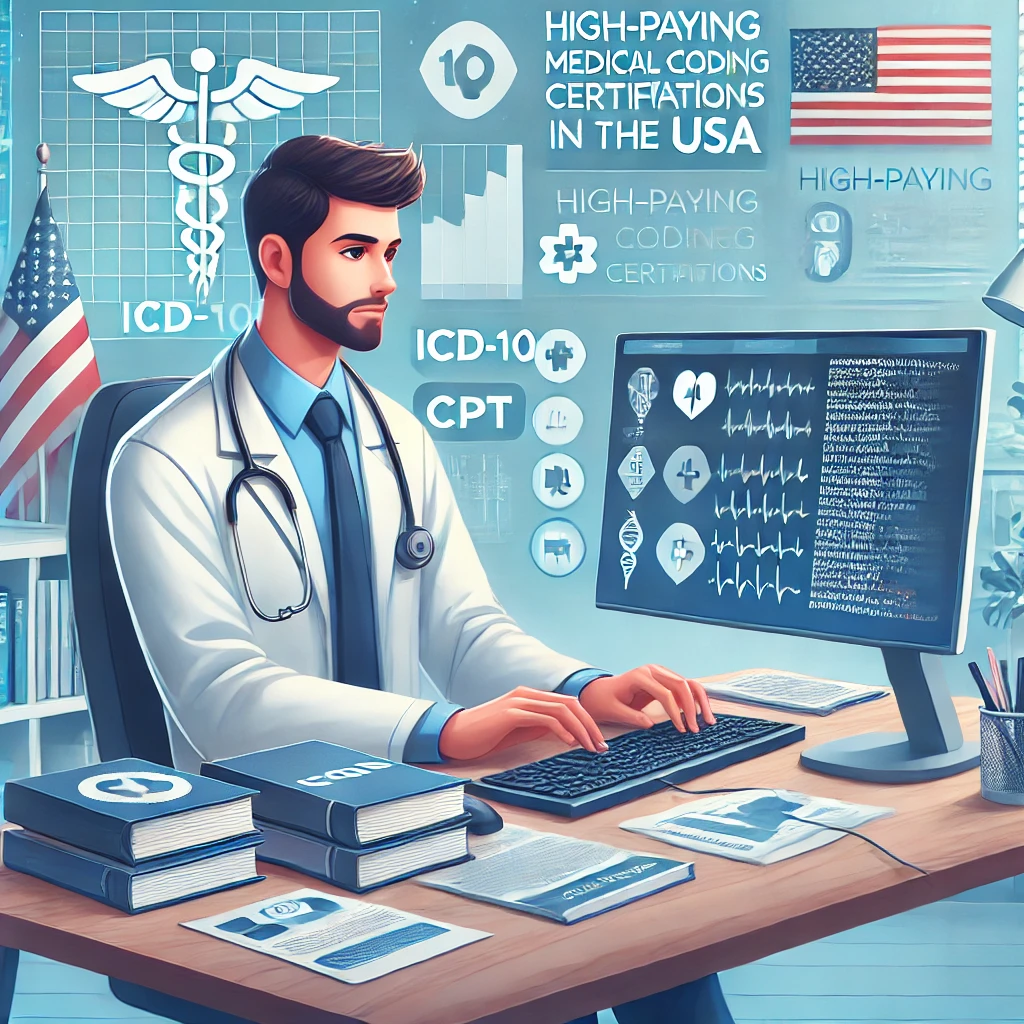 top 10 high-paying medical coding certifications in the USA